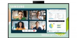 화상 회의에 최적화된 ‘웹캠 모니터’ 출시