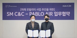 파블로항공, SM C&C와 전략적 업무협약 체결, 미래 모빌리티 사업 영토 넓힌다