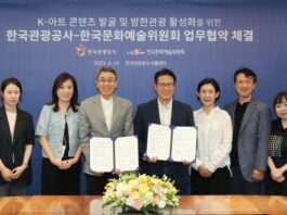 한국관광공사-한국문화예술위원회, K-아트 콘텐츠 발굴 나선다
