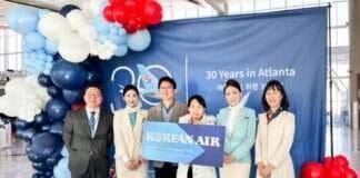 대한항공, 美 애틀랜타 취항 30주년 기념 행사