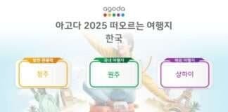 아고다, 국내 최고 급부상 여행지로 청주 주목