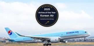 대한항공, 에어라인 레이팅스 선정 ‘2025년 올해의 항공사’ 수상