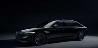 제네시스 ‘G90 롱휠베이스 블랙’ 첫 출시