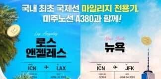 아시아나항공,국내 최초 미국 노선 마일리지 전용기 띄운다.