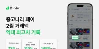 중고나라 안전결제 서비스 ‘중고나라 페이’, 2월 거래액 역대 최대…전년比 73%↑