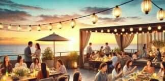 웨이브엠호텔 이스트, 서해 바다 노을 품은 ‘루프탑 바베큐장’ 무료 개방… 가족 힐링 핫플레이스 탄생