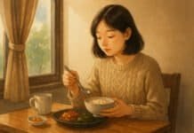 조용한 사치 ① – 혼자 밥 먹는 날, 나는 조금 더 괜찮은 사람이 된다