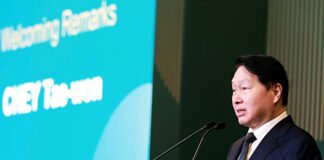 최태원 회장 “AI 대전환기… 한·미·일, 생존 위해 함께 해법 찾아야”