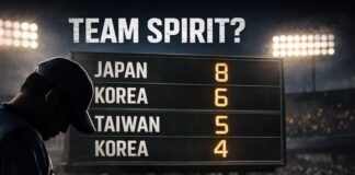 일본·대만에 역전패… 한국이 잃어버린 ‘팀 스피릿’