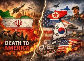 중동에 반미 이란이 있다면, 동북아에는 반미 코리아가 있다