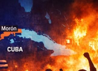 전력난·식량난에 분노 폭발…쿠바 Morón 시위, 공산당 건물 방화