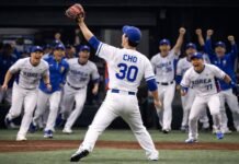 “스윙도 안 했다”… 9회 마지막 타석 문보경 삼진에 대만 팬들 분노