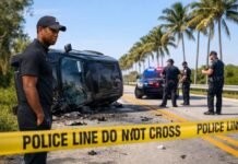 타이거 우즈, 플로리다서 DUI 혐의 체포… 전복사고 뒤 검사 거부, 마스터스도 사실상 무산