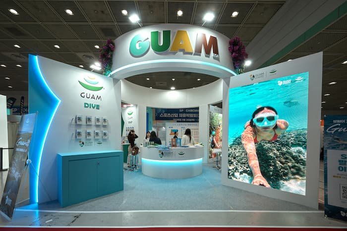 SPOEX 괌정부관광청 부스 전경
