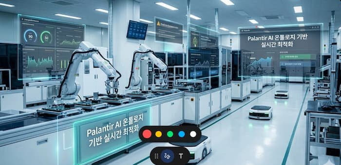 팔란티어 기반 스마트팩토리 AI 실시간 생산 최적화 시스템